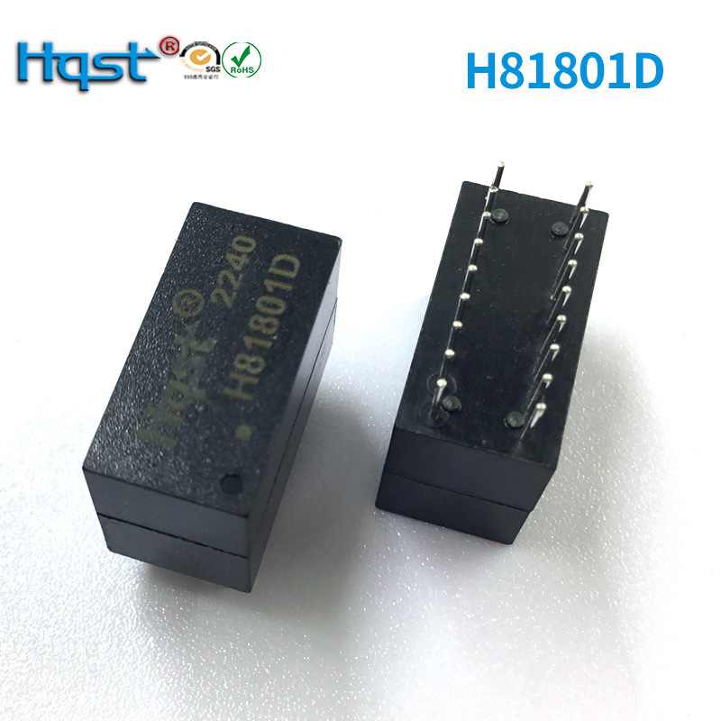 H81801D插件千兆单口网络变压器 G1811DG G1801DG 自耦隔离滤波器