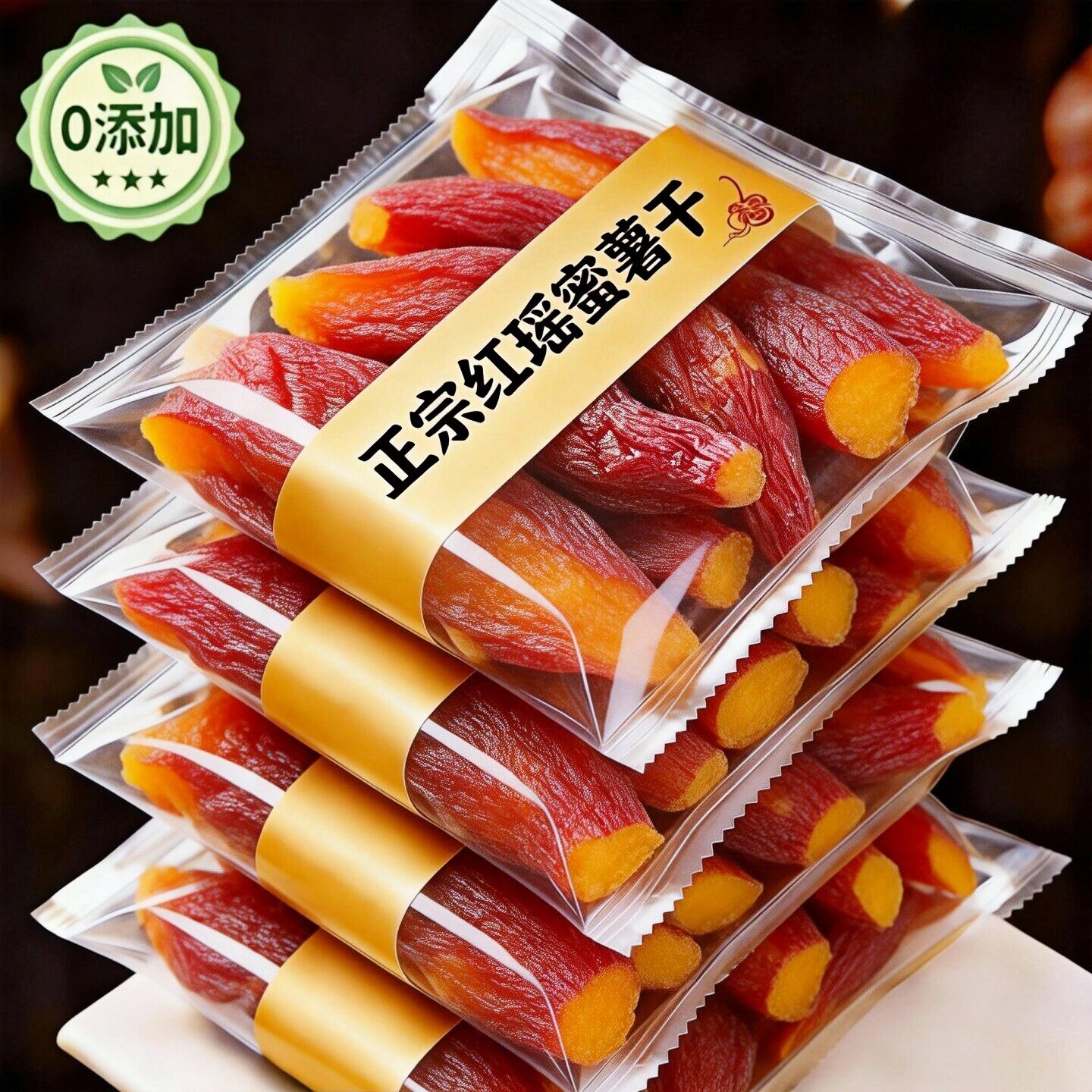红瑶蜜红薯干倒蒸烘烤地瓜官方旗舰店粗粮农家自晒健康开袋即食