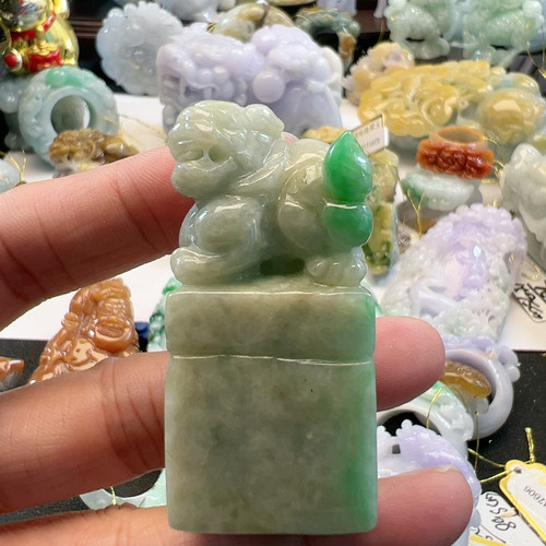 福利送证书天然翡翠印章