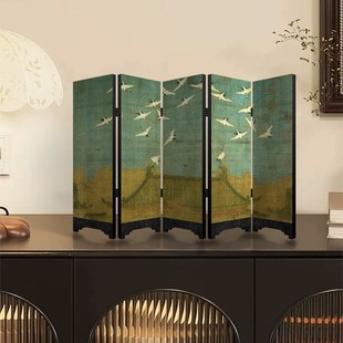 《簪花仕女d图》宋代美学桌面屏风边柜装饰摆件中古风客厅茶室装