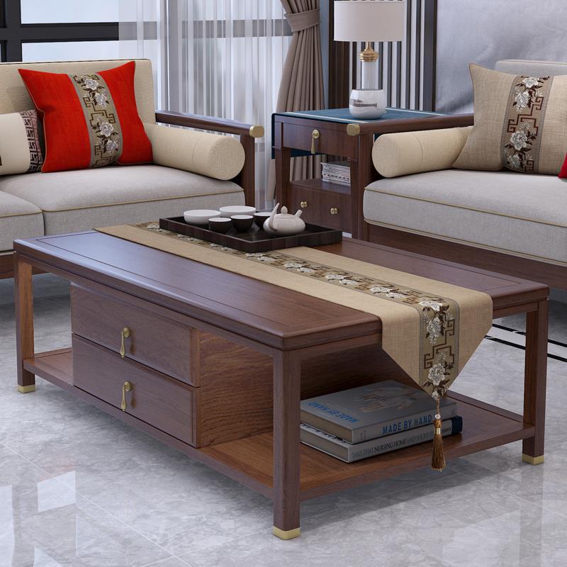 实木中式茶几桌旗禅意茶席高端茶桌桌布垫布长条布装饰客厅茶室用