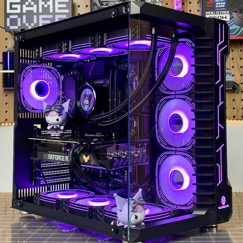 玩嘉罗宾3海景房机箱侧透玻璃全景360水冷ATX主板支持40系列显卡