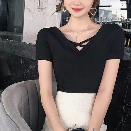 ZK-J-27039拉夏莫代尔短袖【实物以间为准】