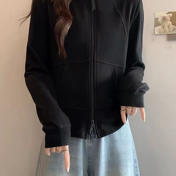 ZK-K-6326双面绒拉链外套【实物以直播间为准】