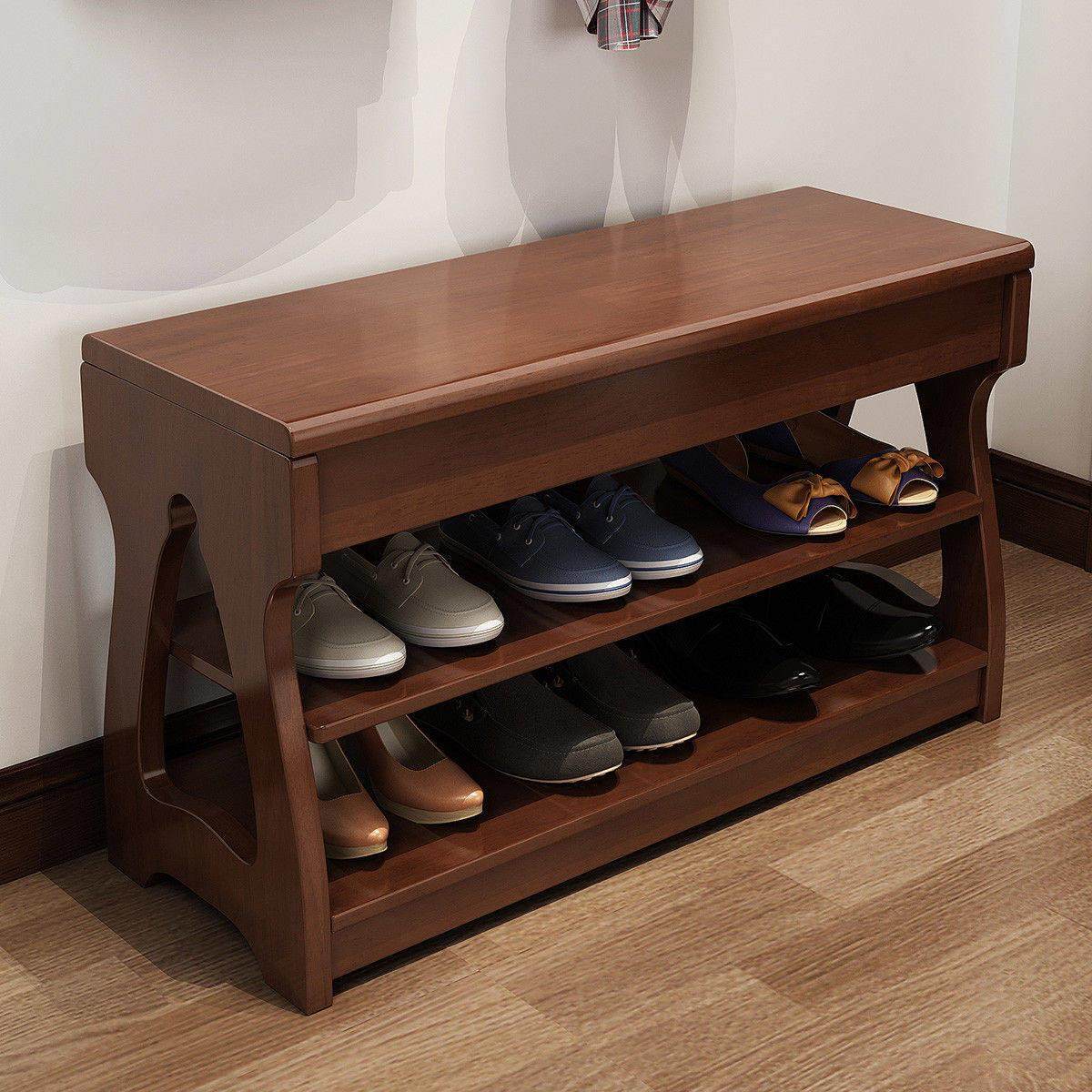 换鞋凳家用门口全实木进门穿鞋凳可坐式鞋柜鞋架凳子新中式长条凳,住宅家具,换鞋凳,淘宝优惠券,粉丝福利购,淘宝优惠卷