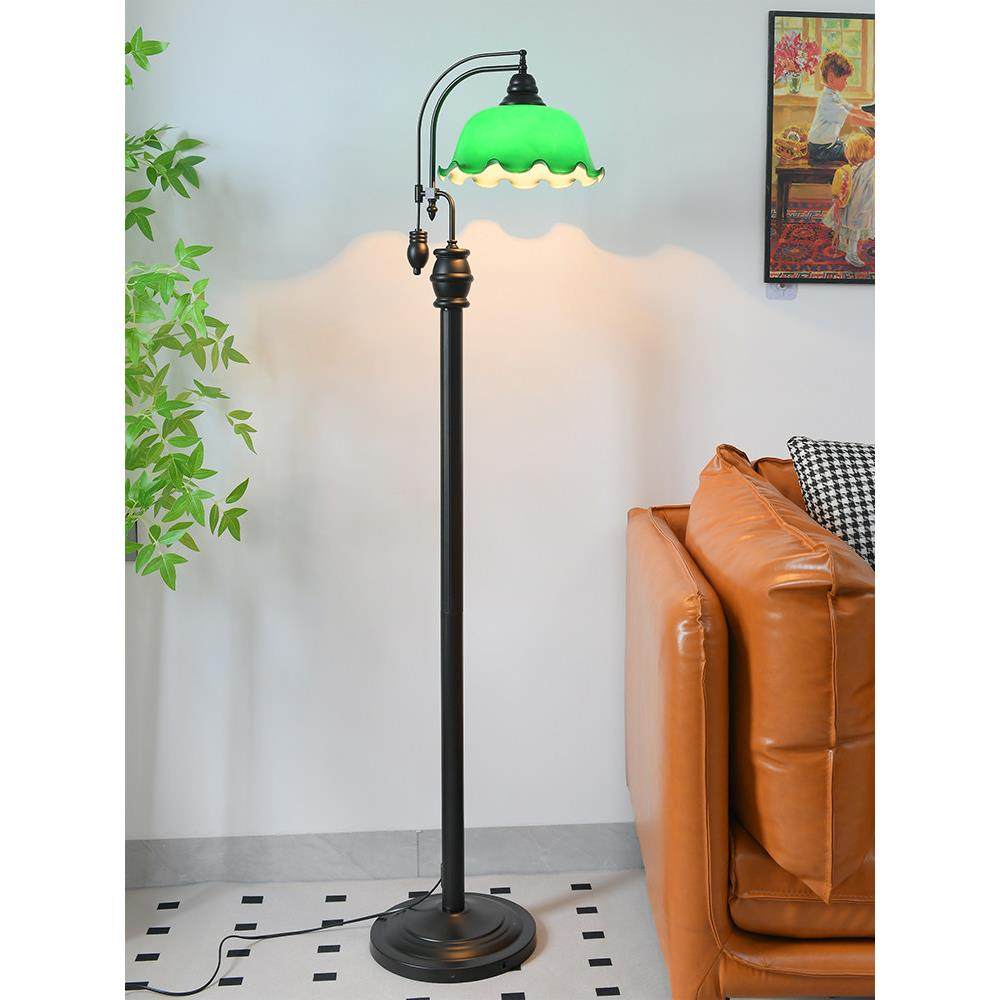 老上海中式新中式客厅覆古典雅书房卧室遥控书房绿色落地灯,家装灯饰光源,装饰落地灯,淘宝优惠券,粉丝福利购,淘宝优惠卷
