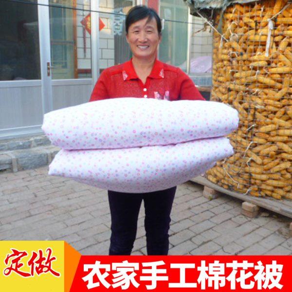 定做手工棉花被子幼儿园床垫儿童褥子单双人棉絮婴儿冬被全棉被芯
