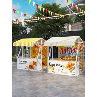 网红市集活动摊位架户外广场景区售货摊位夜市商业街摆摊展示棚架