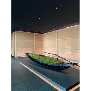 木船仿古装饰木船乌篷船摄影道具船实木摆件装饰花船景观船户外