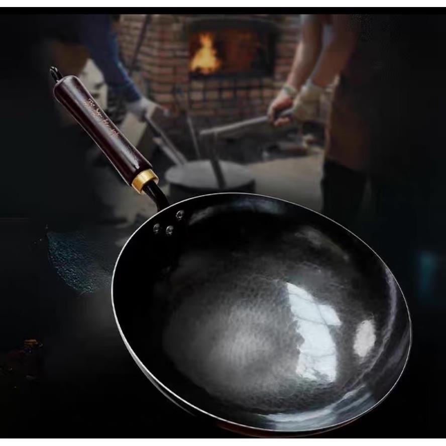 [Sean独家]| 32cm章丘纯手工铁锅手工锻造无涂层健康锅与锅空气铁