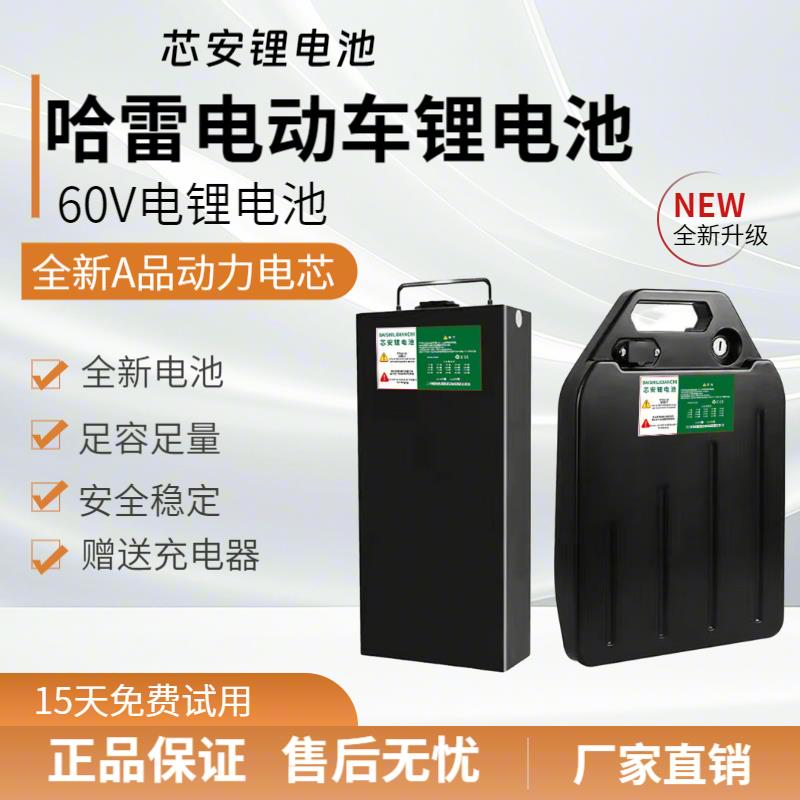 哈雷电动车锂电池60V滑板车可拆卸电瓶动力强劲三元锂哈雷电瓶