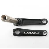 儿童山地自行车曲柄BMX小轮车曲柄中空一体超轻铝合金GXP三钉牙盘