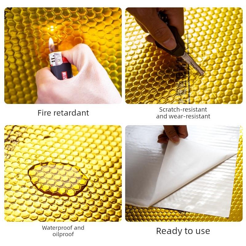 隔音棉下水管环保阻尼毡隔音减震天花板墙体室内消音除噪自粘止振