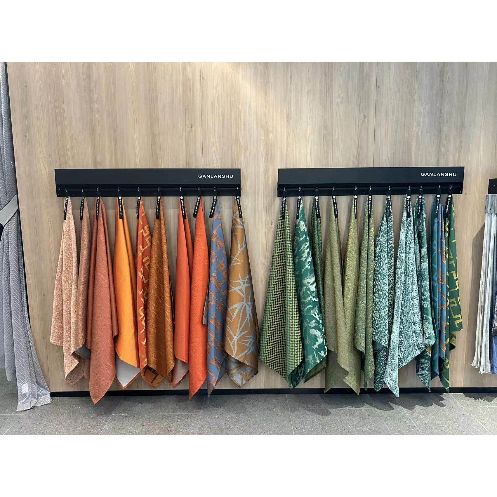 布料样品展示架双面皮革面料样板陈列架子家纺店展架样布吊卡货架