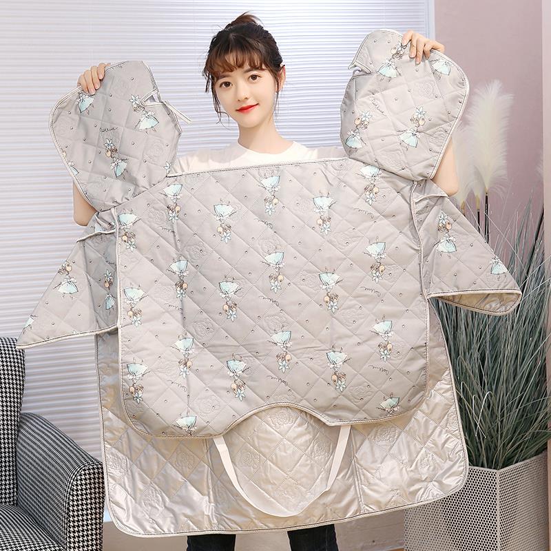 电动机车挡风被夏季防晒防雨薄轻便型电动车防风防水遮阳罩春秋