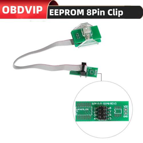 八角夹子Soic8PinSop8AdapterEepromClipforXprogOrange