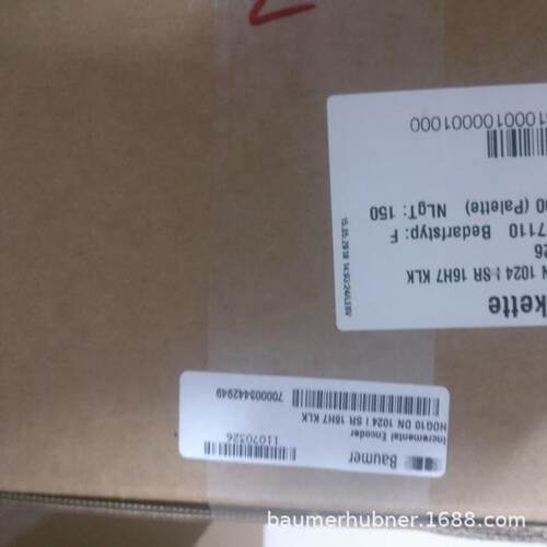 堡盟baumer宝盟多圈绝对值编码器EAM580-SY6.5YPT.14160.A