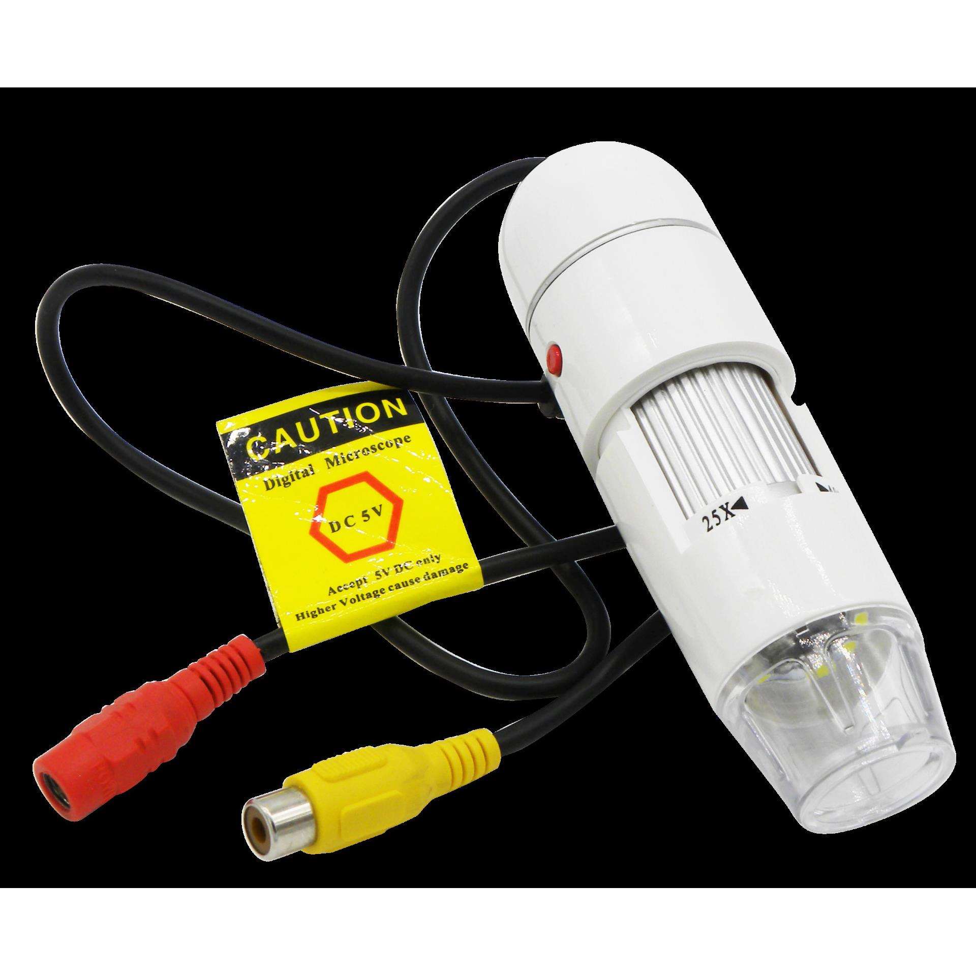 原厂RCA显微镜400倍,AV显微镜400X接电视,视频显微镜接显示器