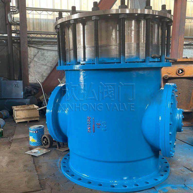 LT十字拉杆伸缩过滤器大口径前置饮用水法兰管道网式过滤欣弘