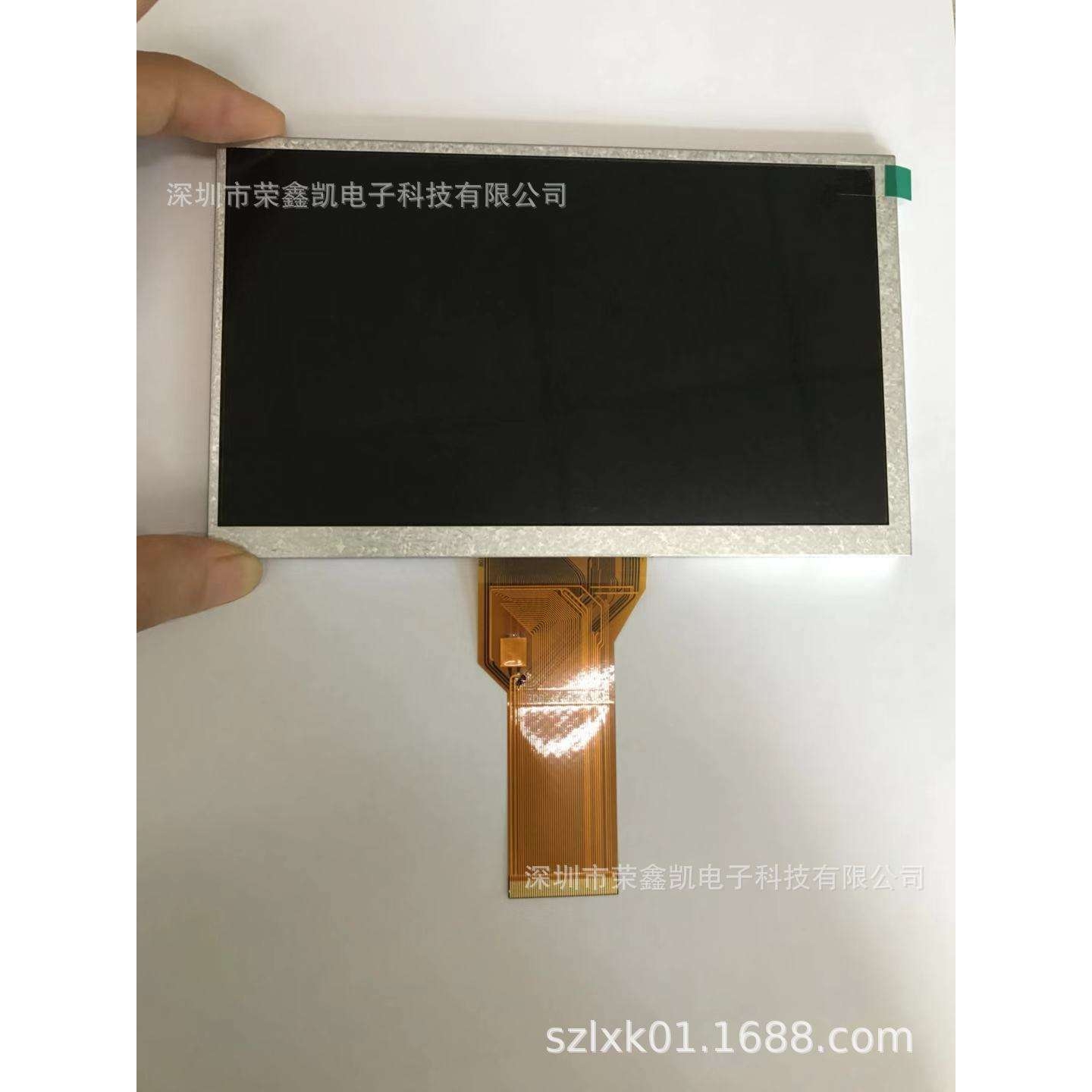 7寸TFT 彩屏长排线 27灯高亮 厚5.7MM  TFT070-V02(5.7长排27LED)