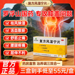 罗浮山复方风湿宁片全身关节风湿痹痛祛风除湿活血散瘀舒筋止痛hd