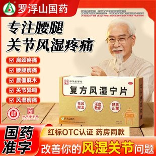 罗浮山国药复方风湿宁片活血散瘀风湿痹痛祛风除湿舒筋止痛正品HD