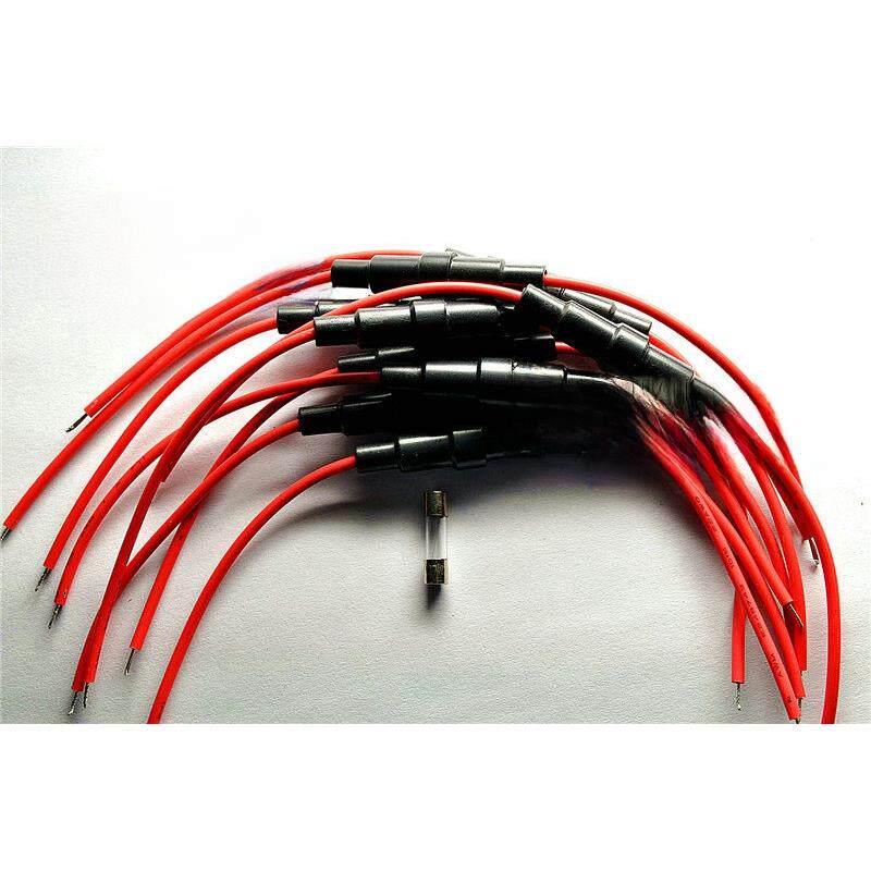 桥田| 5*20mm保险丝座带丝/保险丝座保险丝套0.75粗丝（20根）