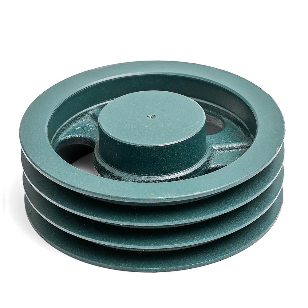 皮带轮三槽B型165-610MM外径电机轮马达传动皮带盘铸铁皮带轮厂家