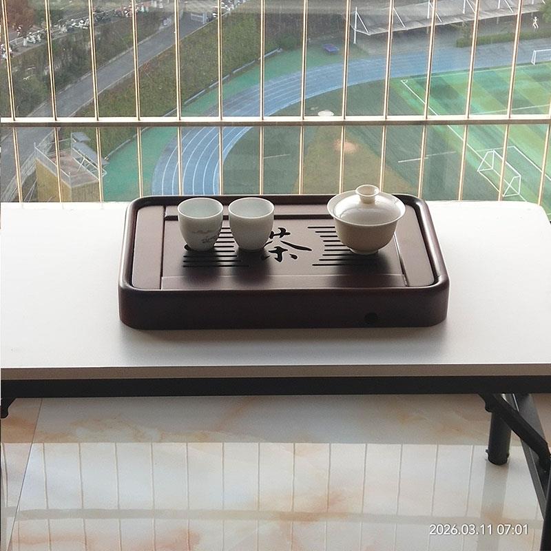 茶盘家用实木大中小号功夫茶具茶托盘高端排储水茶台简约茶艺底座