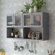 厨房吊柜挂墙式 书架墙壁柜顶柜化妆室收纳柜墙上置物架阳台收纳柜