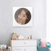 彩色钉子人像绕线画DIY手工制作弦丝画易烊千玺人物定制照片礼物