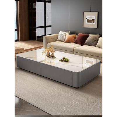 茶几客厅家用2025新款轻奢高级感小户型落地长方形茶桌电视柜组合