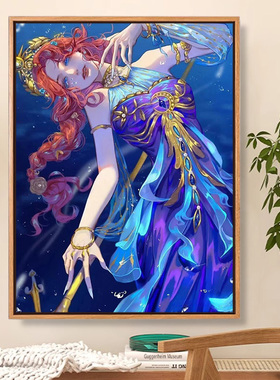 第五人格数字油画游戏人物约瑟夫渔女红夫人园丁diy填涂色油彩画