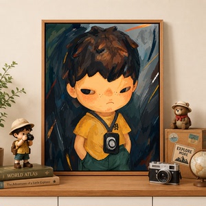小野diy数字油画填涂色手工绘