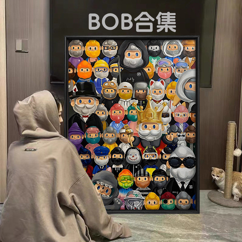 BOB独角兽DIY数字油画
