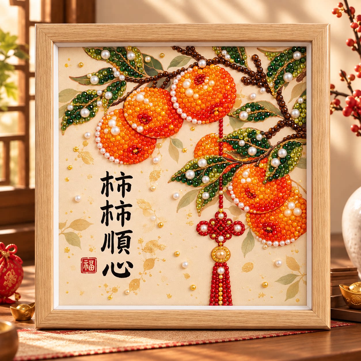 柿柿顺心珍珠画DIY材料包