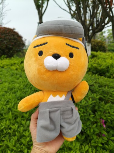 韩国正版kakao Friends Ryan毛绒玩具玩偶生日礼物儿童玩具