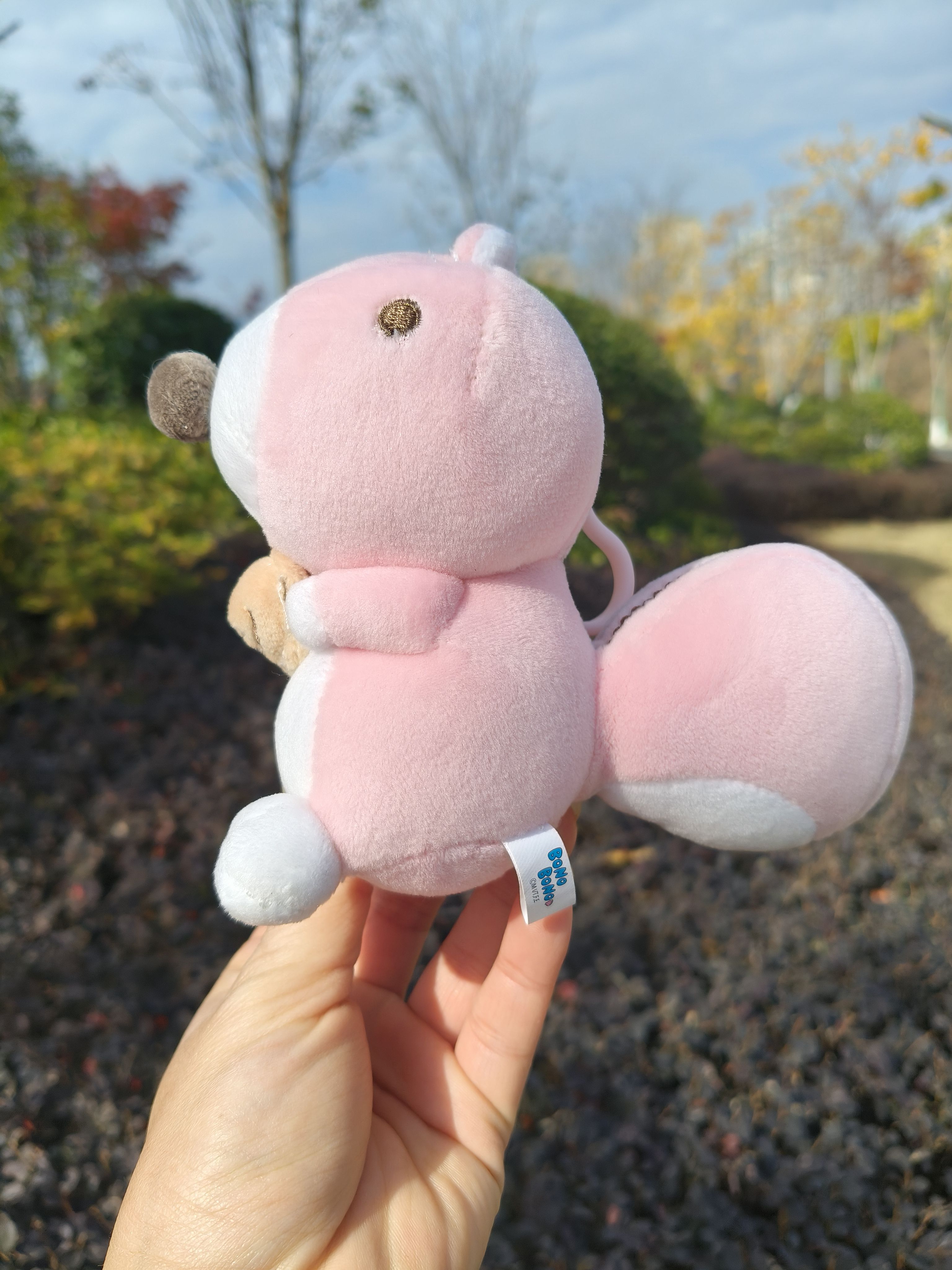 批发韩国bono bono小松鼠海豹浣熊包包挂件吊饰毛绒玩具玩偶礼物