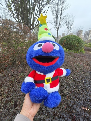 芝麻街毛绒玩具公仔玩偶Sesamestreet艾莫abby饼干怪甜饼怪玩偶