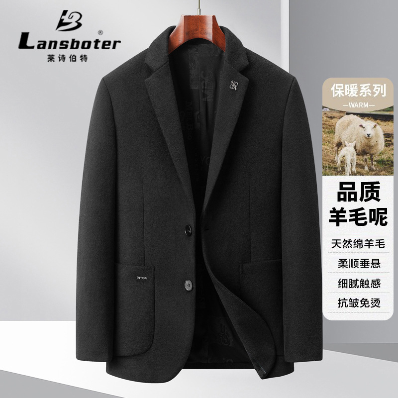 2025秋冬新款羊毛男士休闲西服