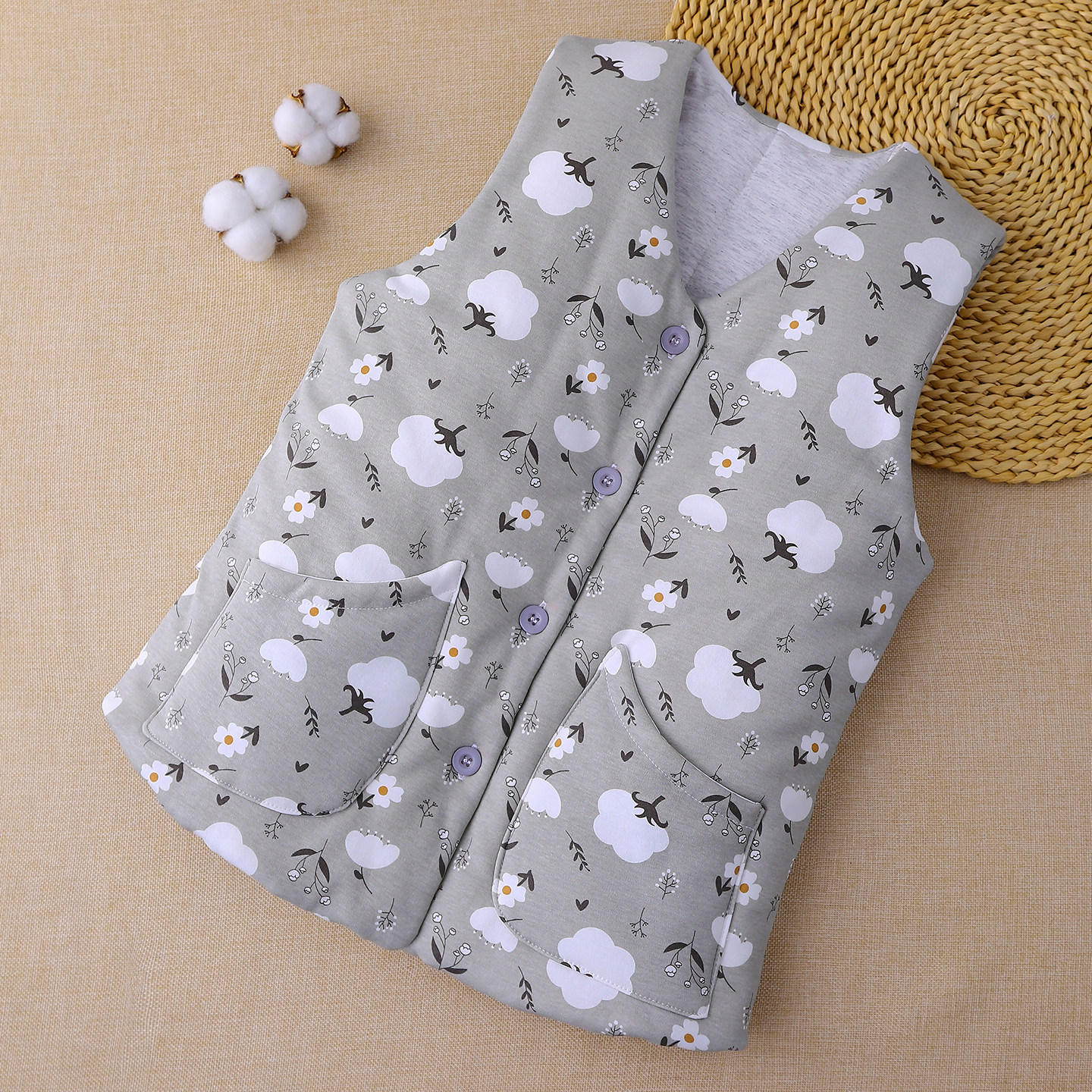 秋冬季保暖马甲内穿外穿坎肩薄棉贴身内胆背心纯棉花中厚马夹女士