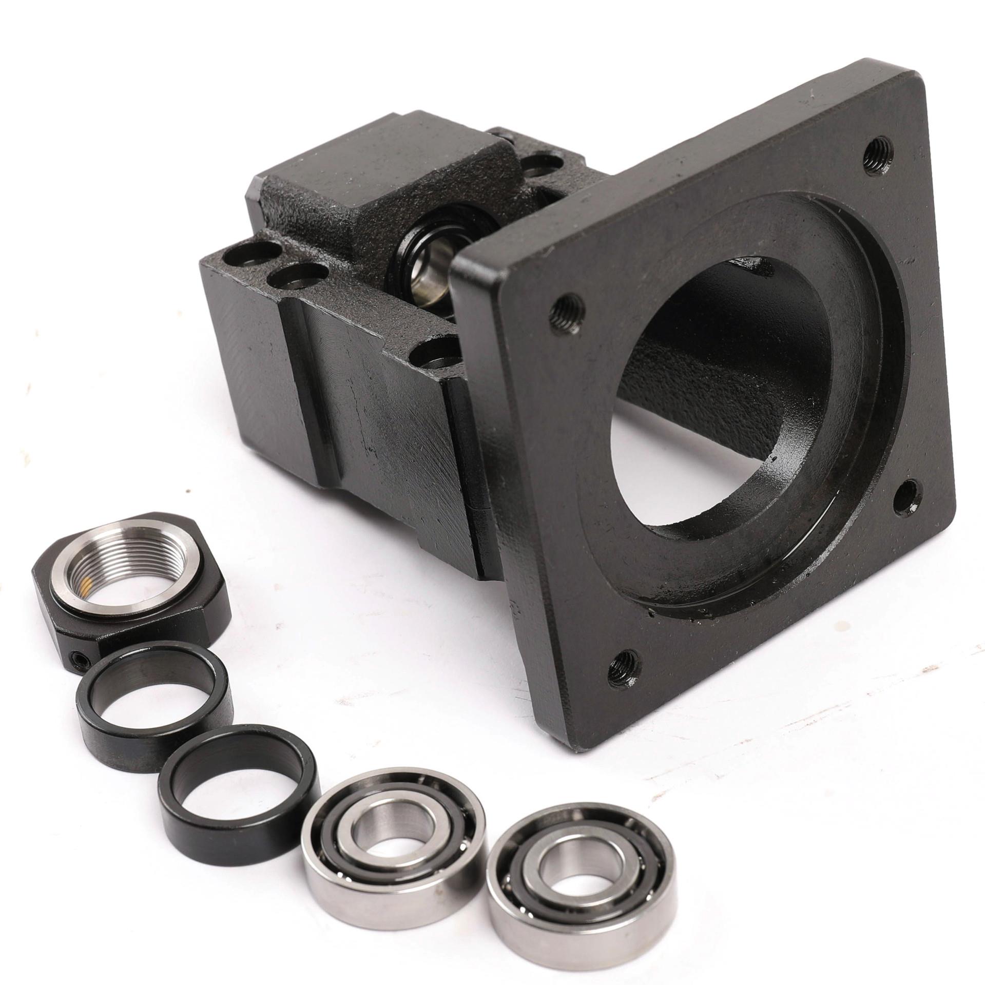 掌柜强推新款铸铁轴承座HM130电机一体座高精度轴承附属传动座