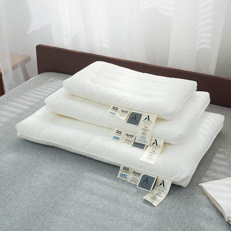 直销新款可水洗全棉儿童枕芯婴幼儿A类无荧光纯棉枕头 小学生低枕