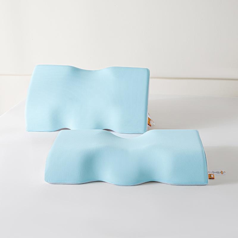 新款直销亚马逊跨境外贸科学分区记忆枕芯慢回弹记忆棉枕头护颈科