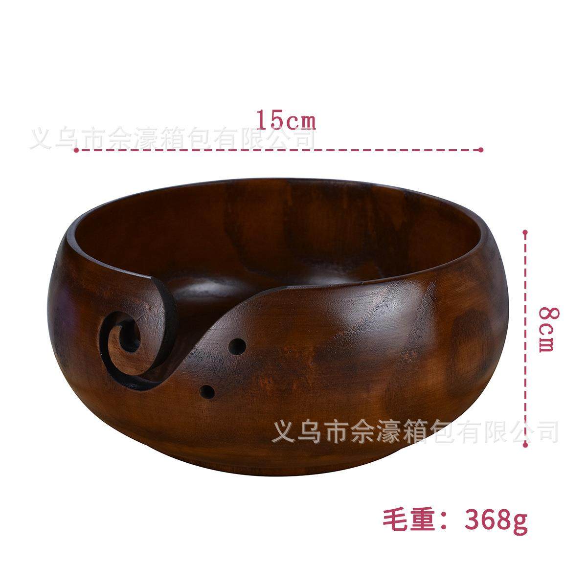 新款直销创意毛线编织收纳木碗多功能便携编织配件钩针毛线走线存,居家布艺,针,淘宝优惠券,粉丝福利购,淘宝优惠卷