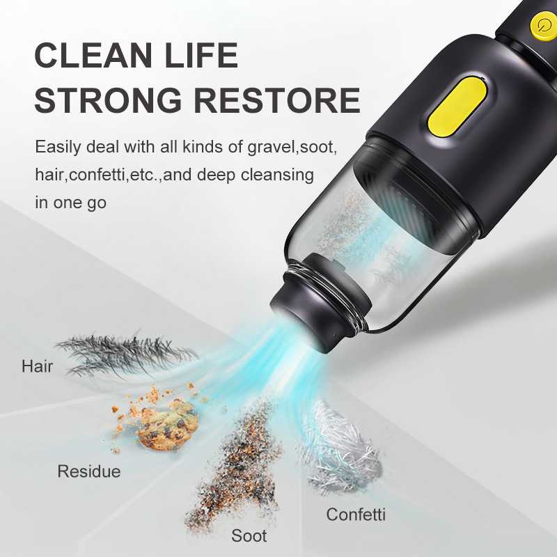 新款直销新品车用吸尘器家车两用小型吸尘器无线便捷手持吸尘器跨