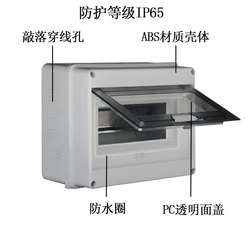 新款直销户外防水家用配电箱跨境现货HT系列IP65配电箱充电桩空开