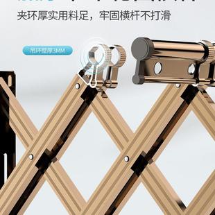 阳台伸缩晾衣架户外推拉家用晒衣架窗外折叠晾衣杆室外凉衣架神器