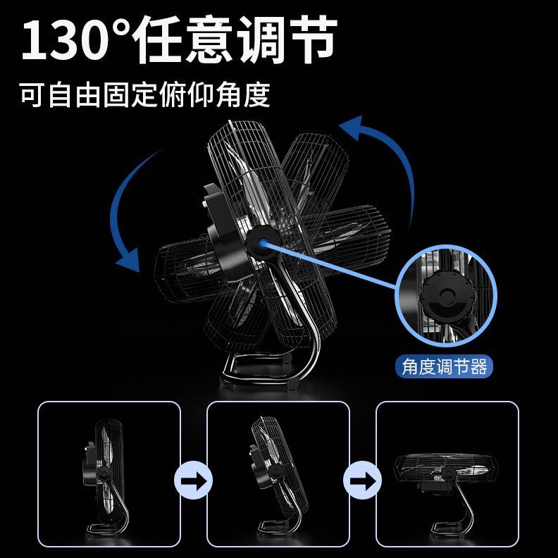 钻石牌工业扇大风力落地扇家用工地车间台式风扇大功率强力趴地扇