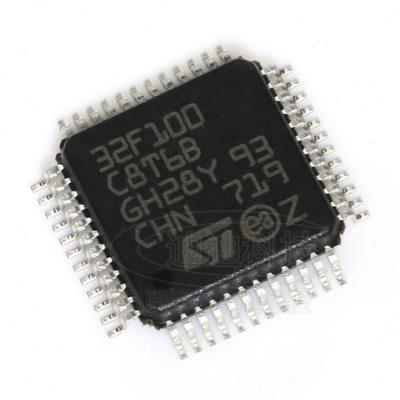 STM32F100C8T6B LQFP-48 原装正品 ARM微控制器MCU 64KB 100C8T6B